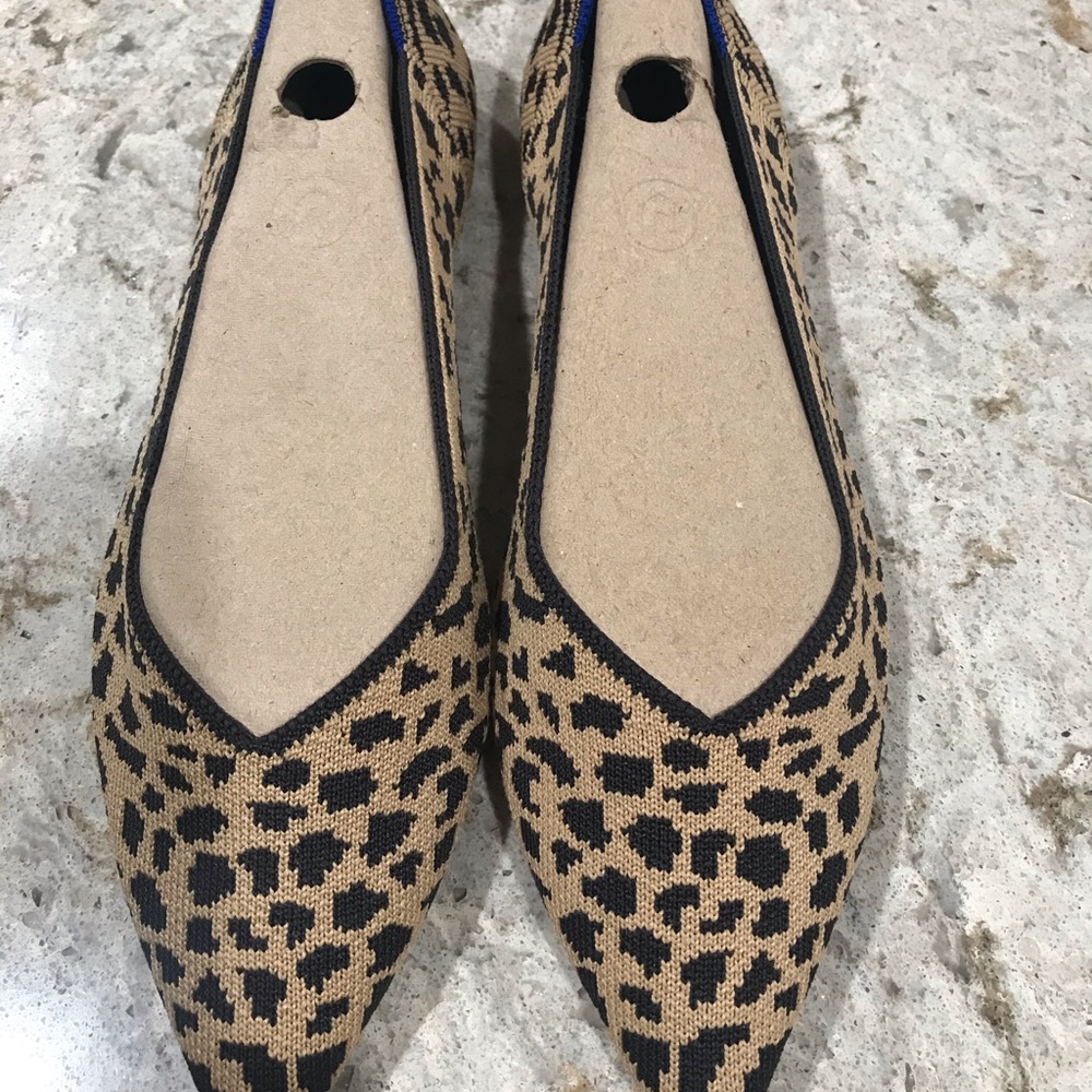 SOLD Rothy’s Leopard Points, 9.5